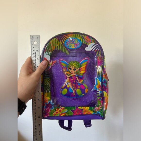 Rare Vintage Lisa Frank Layla The Green Haired Butterfly Fairy Backpack - Picture 5 of 6